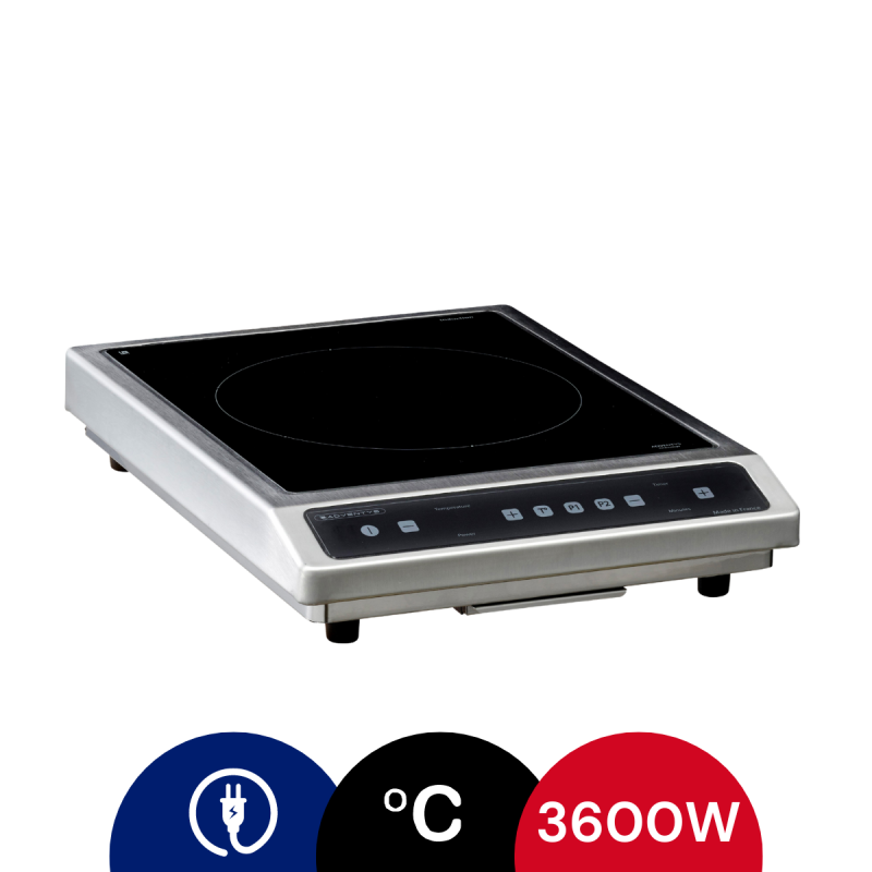 Equipex Adventys Induction Griddle countertop 11-3/4W x 14-3/4D  multilayer griddle surface